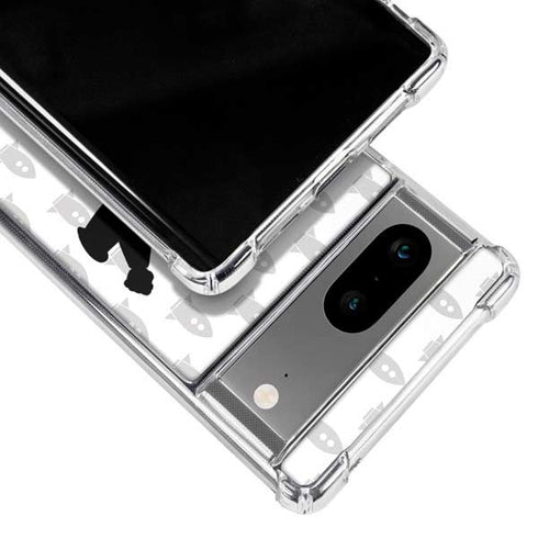 Disney Toy Story Buzz Lightyear Silhouette Google Pixel 8a Clear Case